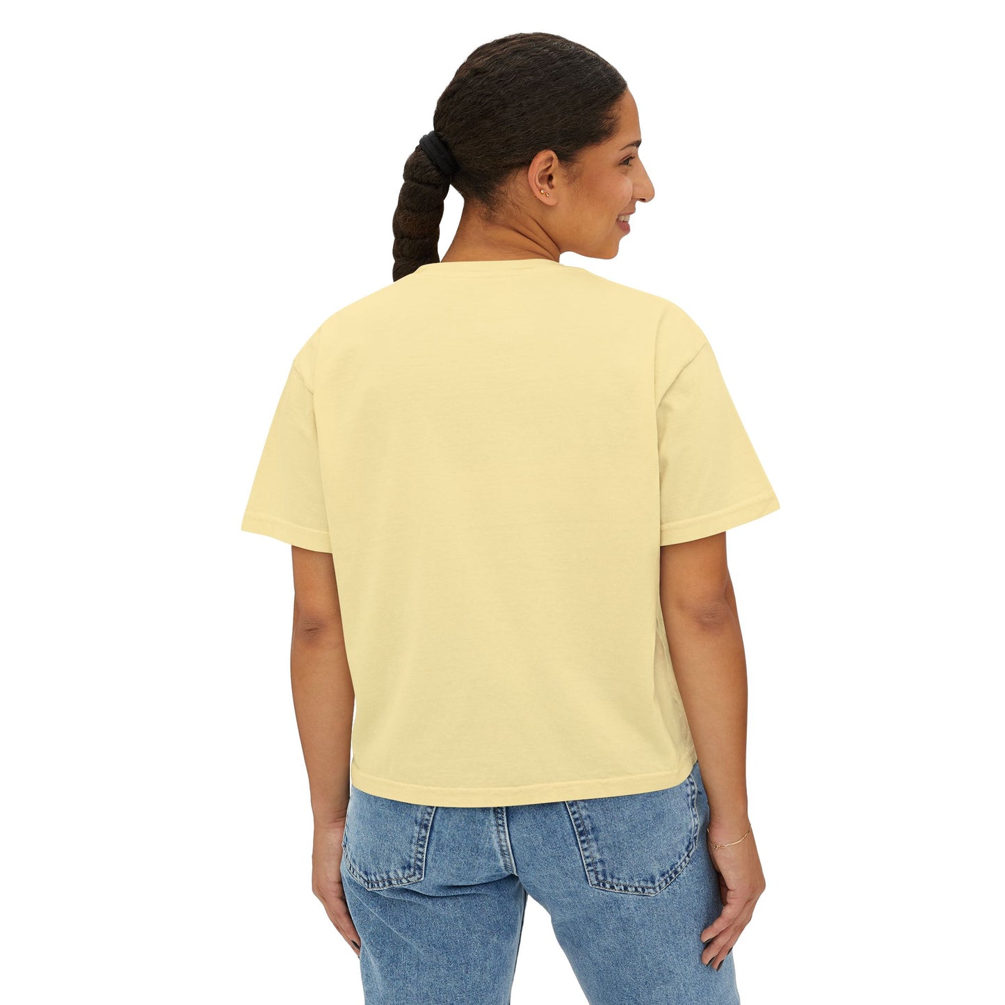 Fitness-Inspired Women's Boxy Tee - My Warm Up Is Longer Than Your Relationship