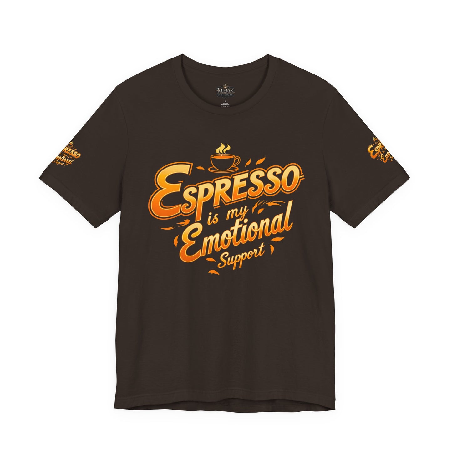 Espresso Is My Emotional Support Tee Funny Coffee Lover Shirt, Unisex Tee, Gift for Baristas, Birthday Apparel, Casual Wear