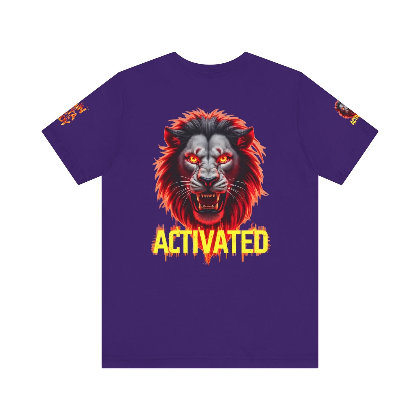 Fierce Lion Graphic Tee, Pain is Just Data Leaving the Body Shirt, Motivational Apparel, Unisex T-Shirt, Gift for Him/Her