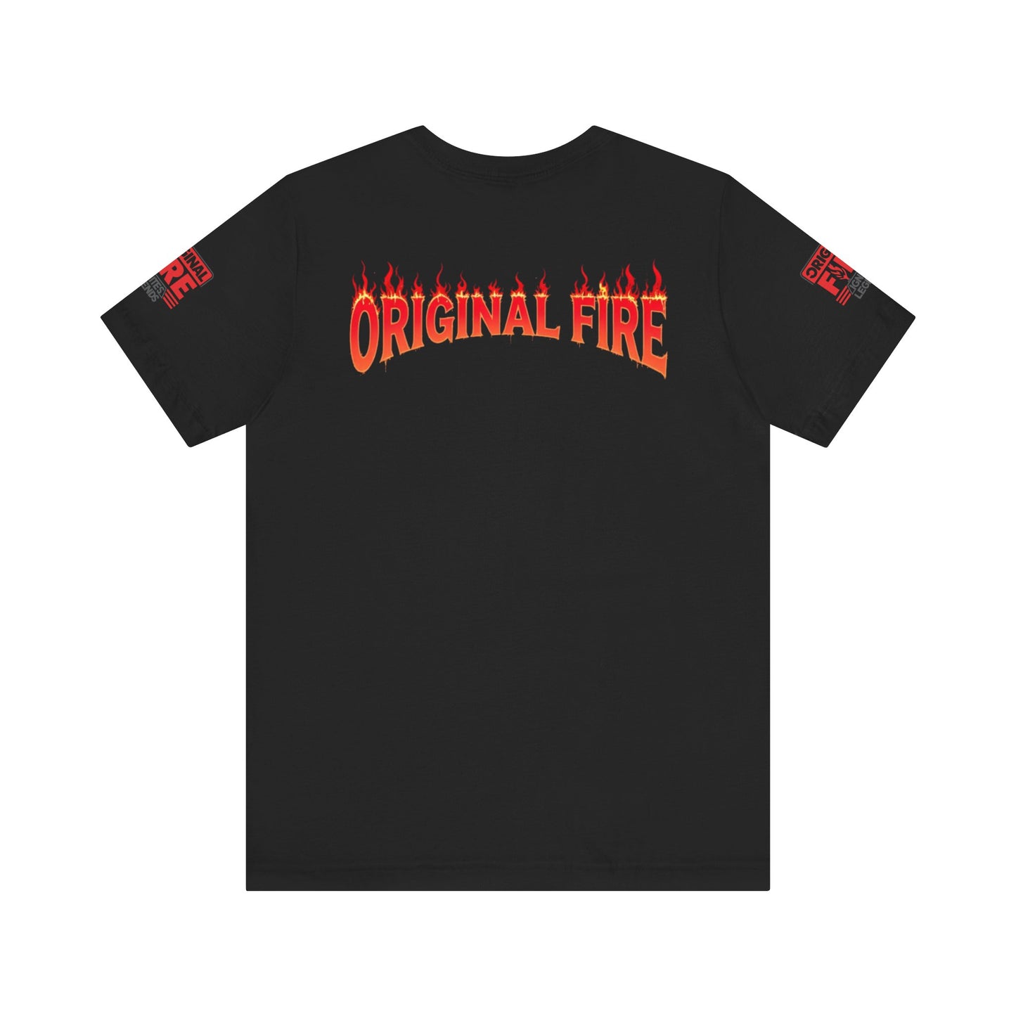 Men's Fire-Themed Graphic Tee, Original Fire Ignites Legends