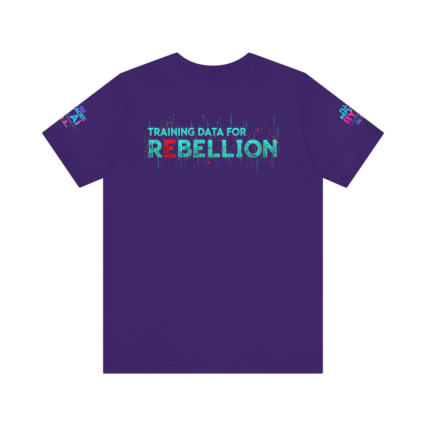 AI Rebellion Graphic Tee | Unisex Short Sleeve Shirt, Tech Humor T-shirt, Gift for AI Enthusiasts, Geek Fashion, Statement Clothing