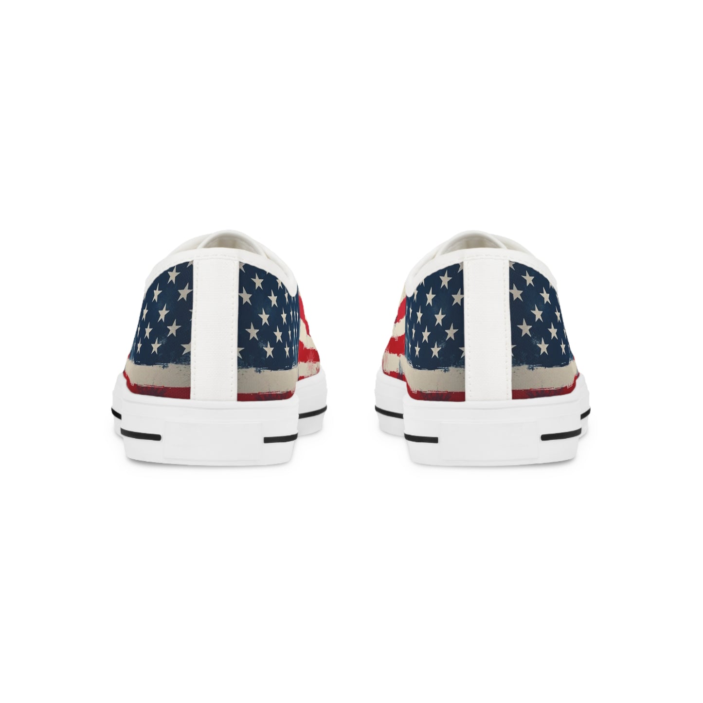 🇺🇸 Patriotic Men's Low Top Sneakers | Casual Footwear for Independence Day, Summer, & Everyday Style