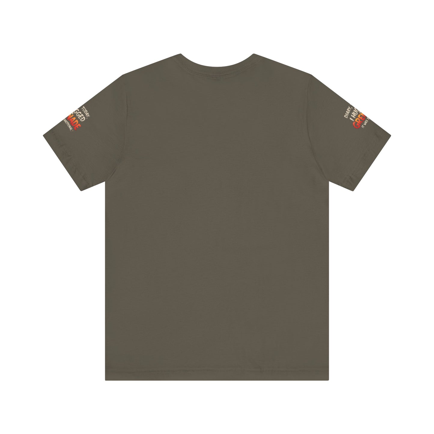 Emotional Grenade Tee, Funny Graphic T-Shirt, Unisex Humor Shirt, Casual Wear, Gift for Friends, Mood Apparel