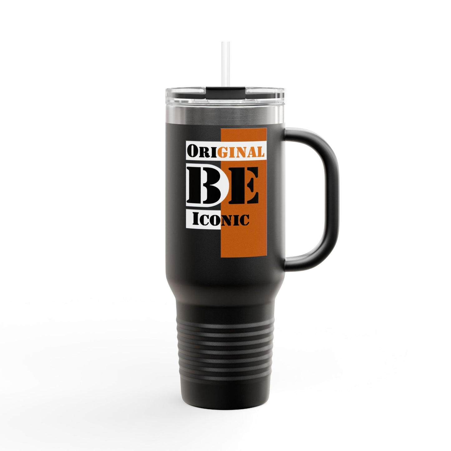 Insulated Travel Mug, Be Iconic 40oz, Travel Tumbler, Stylish Coffee Mug, Perfect Gift For Coffee Lovers, Outdoor and Office Use