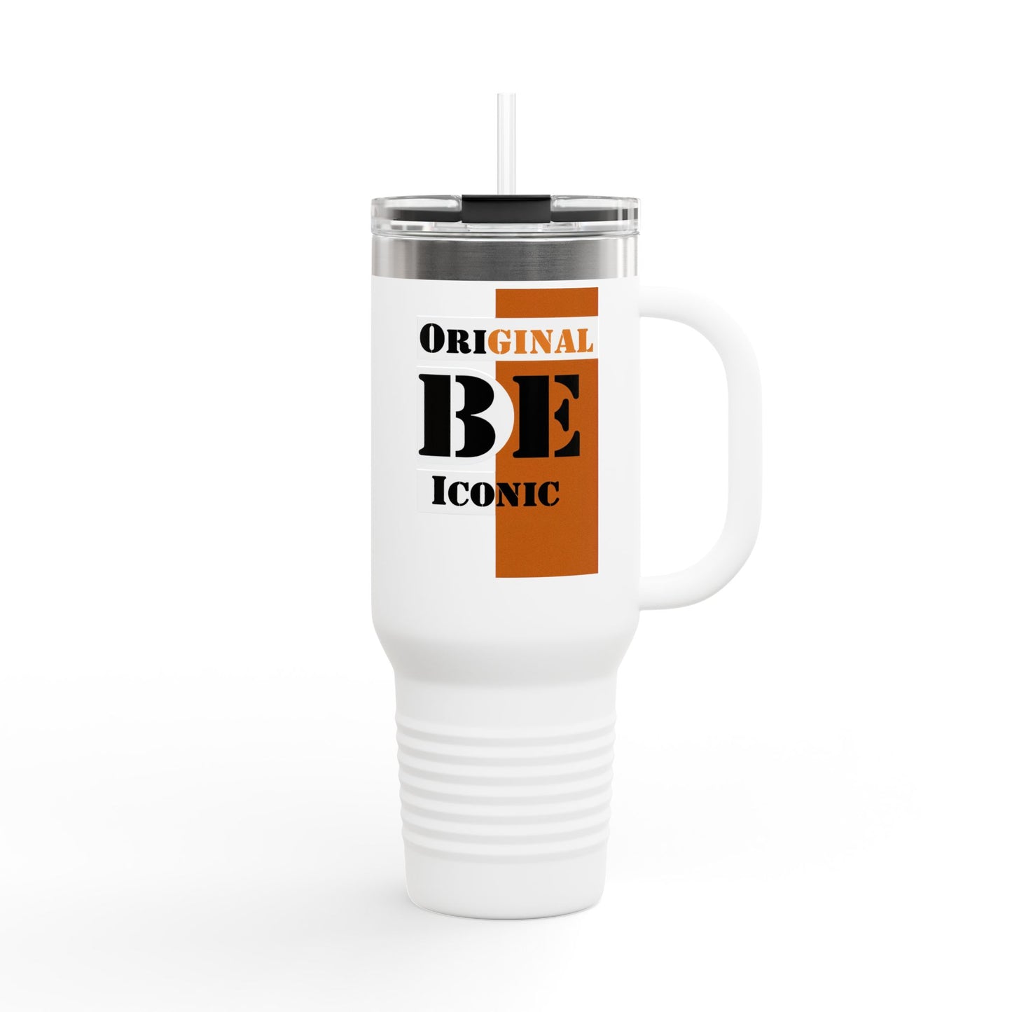 Insulated Travel Mug, Be Iconic 40oz, Travel Tumbler, Stylish Coffee Mug, Perfect Gift For Coffee Lovers, Outdoor and Office Use