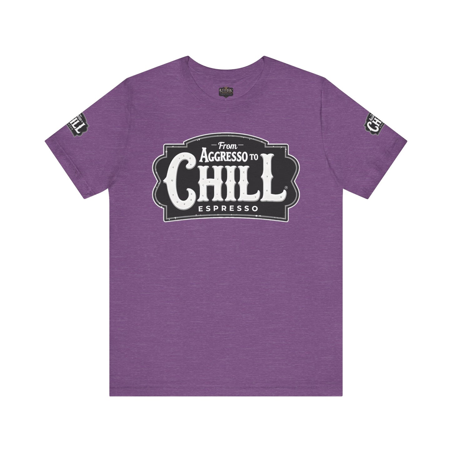 From Aggresso to Chill Espresso Unisex Tee, Relaxed Fit T-Shirt, Coffee Lover Gift, Casual Wear