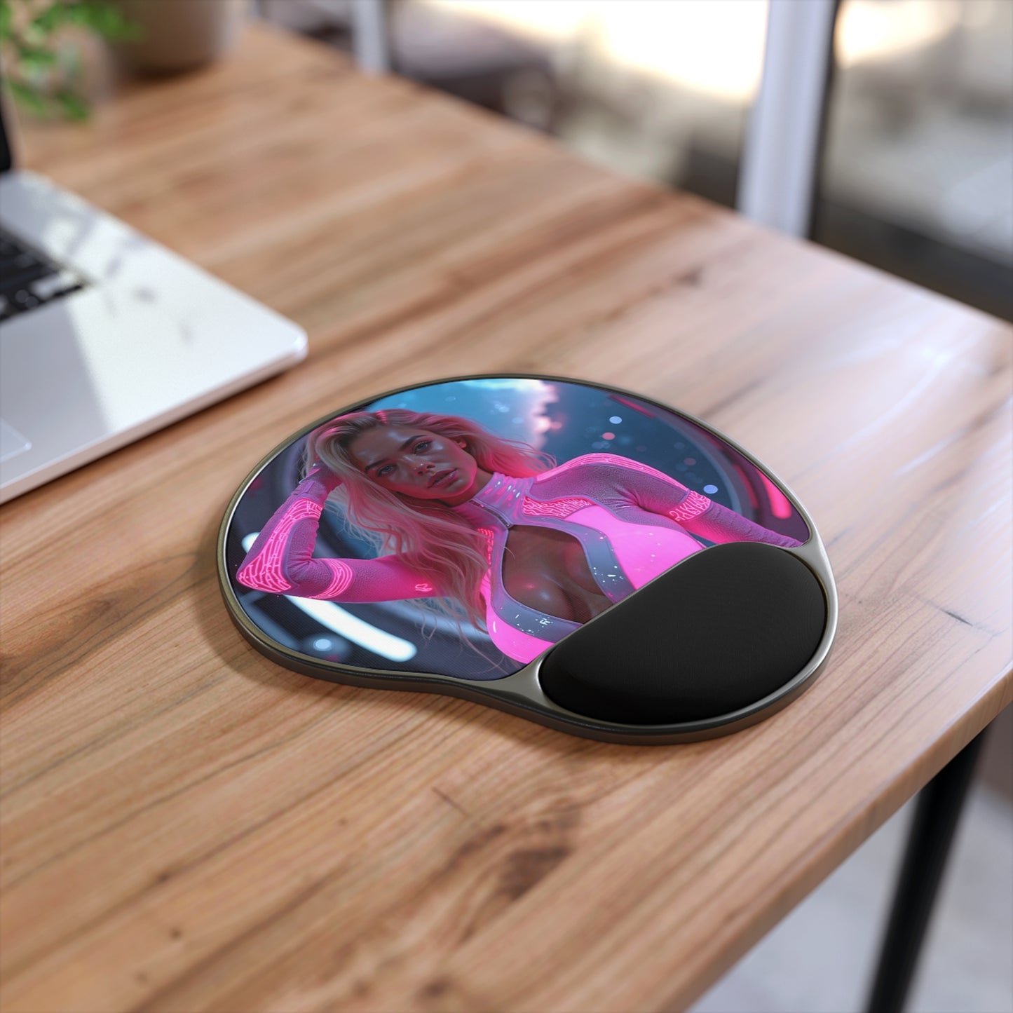 Stylish Mouse Pad with Wrist Rest - Vibrant Design for Gamers and Creatives