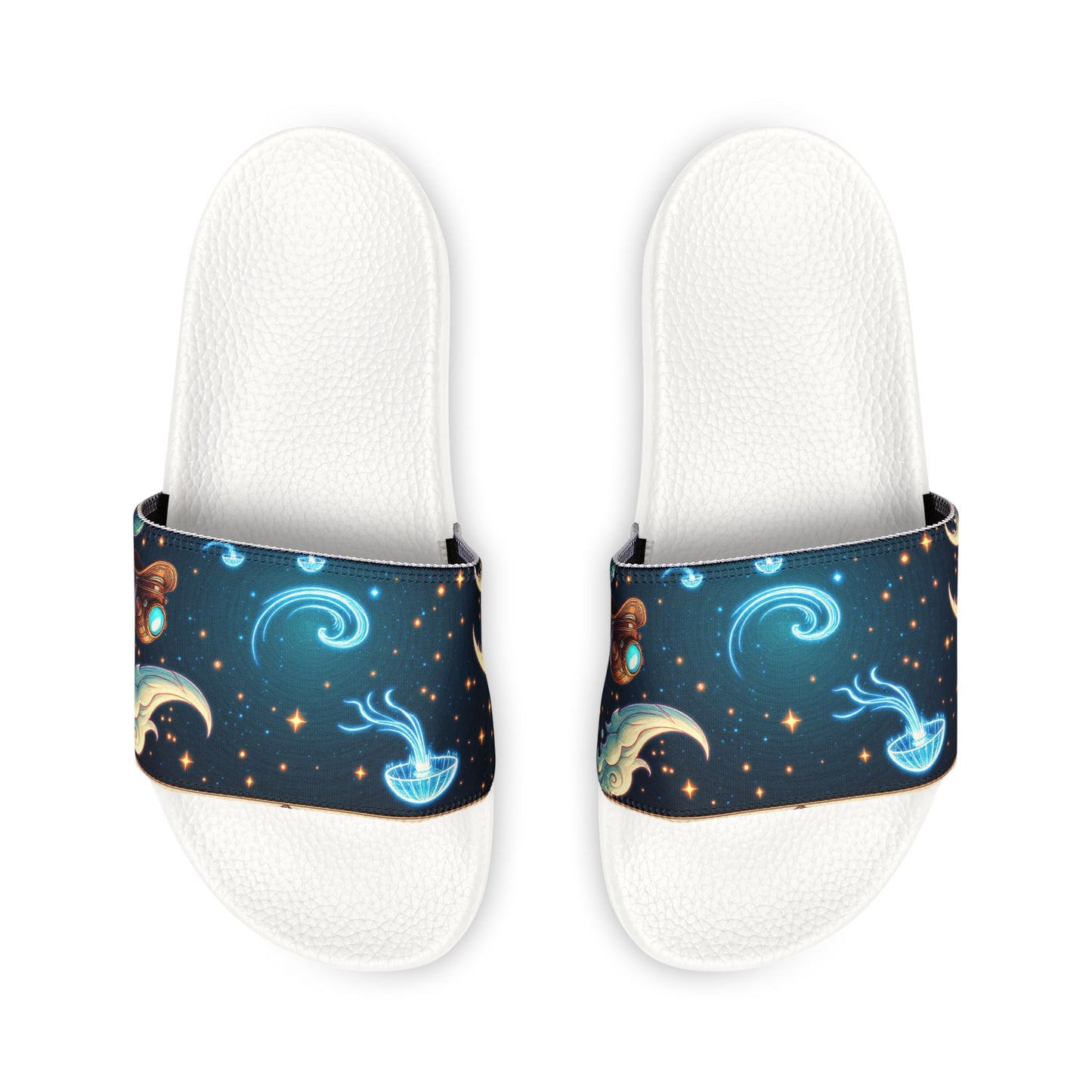 Cosmic-Themed Men's Sandals - Slip-On Comfort, Summer Footwear, Beach Sandals, Casual Summer Style, Starry Night Vibe, Ideal for [...]