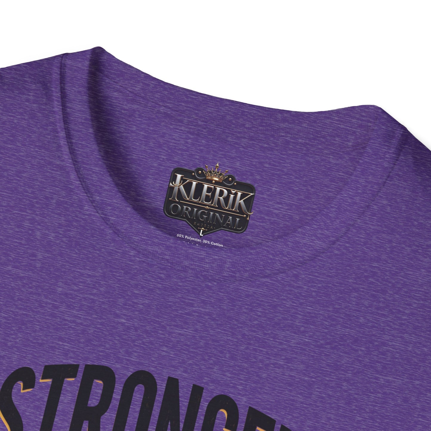 Stronger Than Yesterday Unisex Softstyle T-Shirt | Motivational Gym Tee, Fitness Gift, Workout Apparel, Inspirational Shirt, Casual Wear