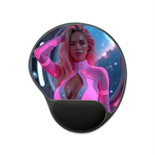 Stylish Mouse Pad with Wrist Rest - Vibrant Design for Gamers and Creatives