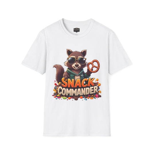 Unisex T-Shirt Snack Commander Design