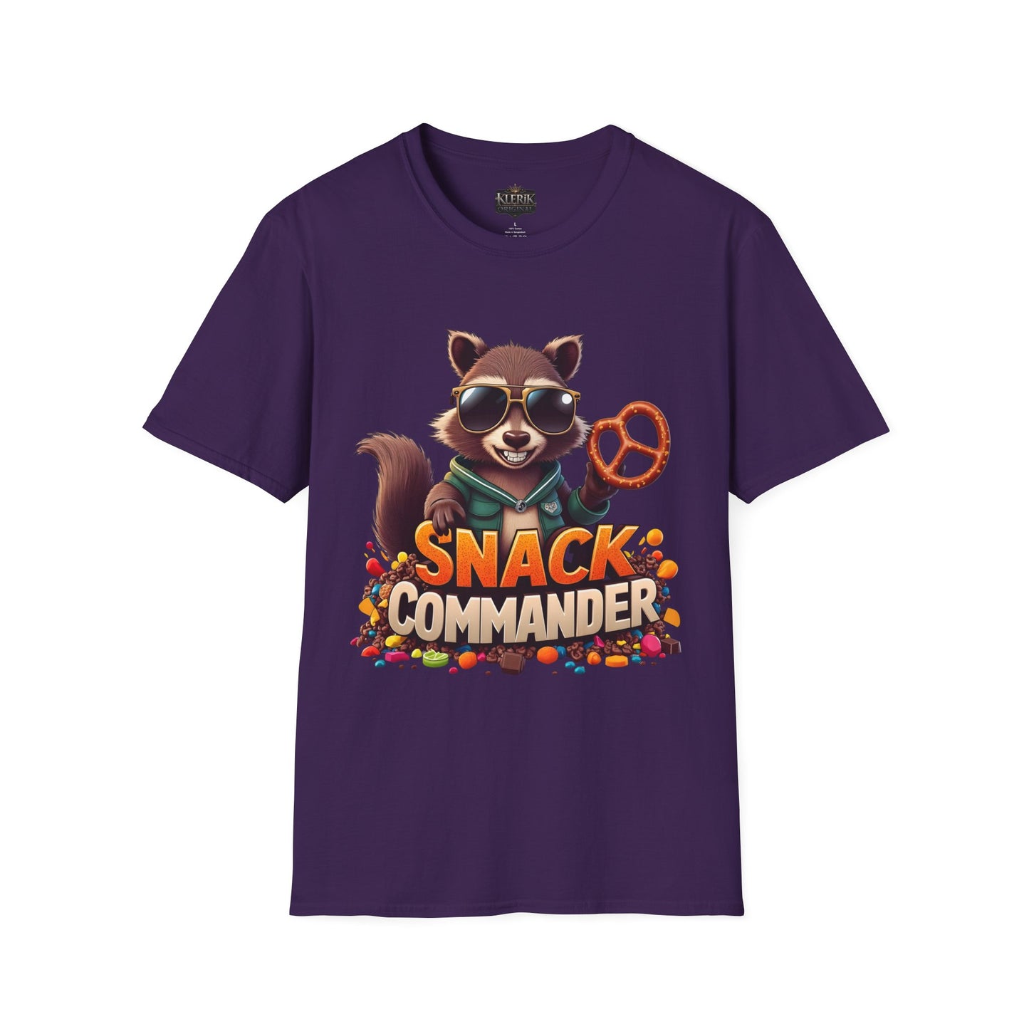 Unisex T-Shirt Snack Commander Design