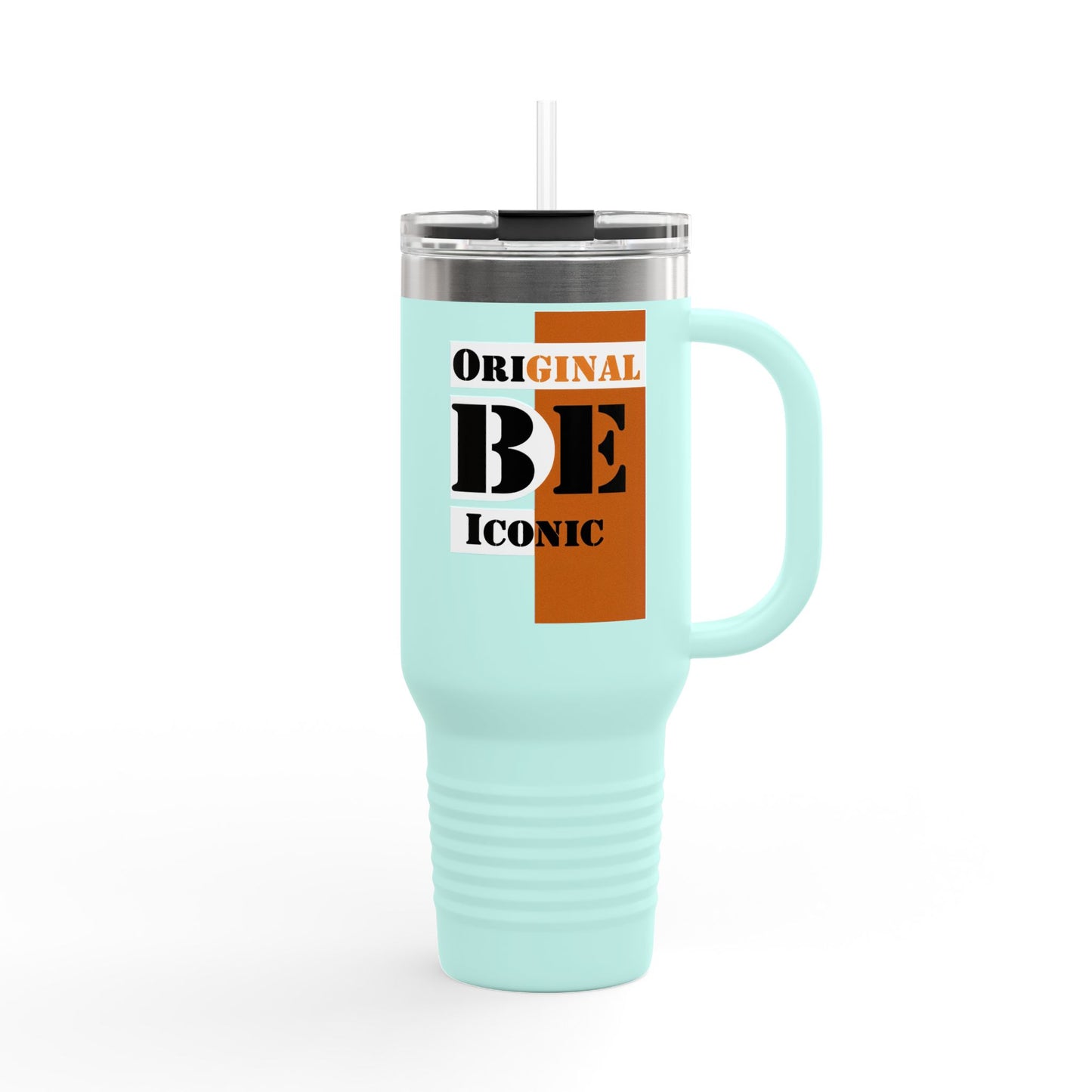 Insulated Travel Mug, Be Iconic 40oz, Travel Tumbler, Stylish Coffee Mug, Perfect Gift For Coffee Lovers, Outdoor and Office Use