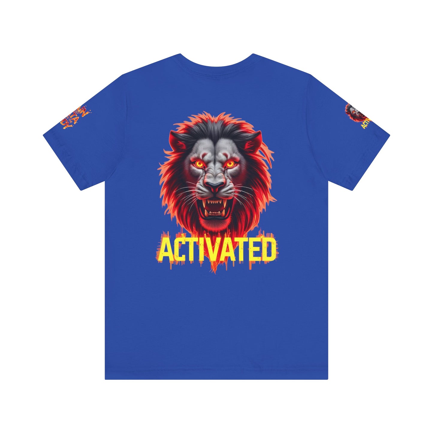 Fierce Lion Graphic Tee, Pain is Just Data Leaving the Body Shirt, Motivational Apparel, Unisex T-Shirt, Gift for Him/Her