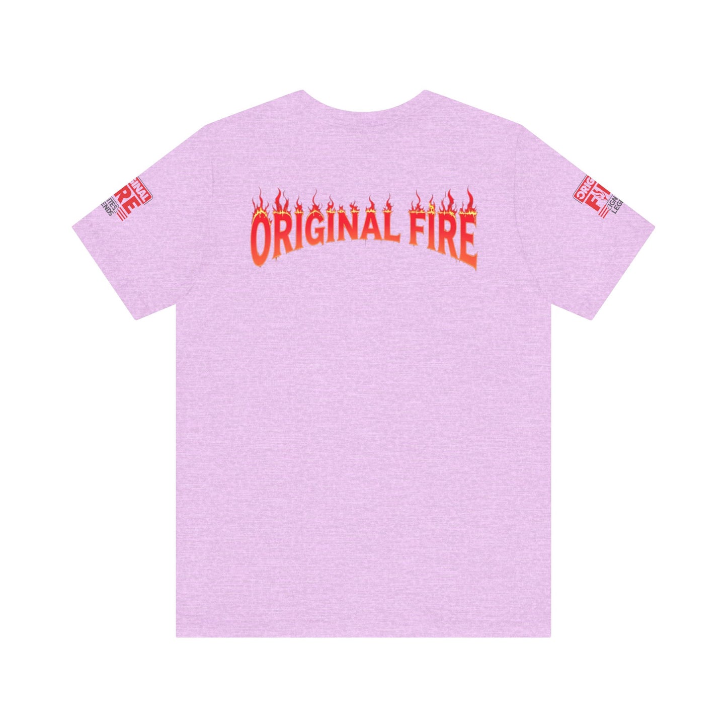 Men's Fire-Themed Graphic Tee, Original Fire Ignites Legends