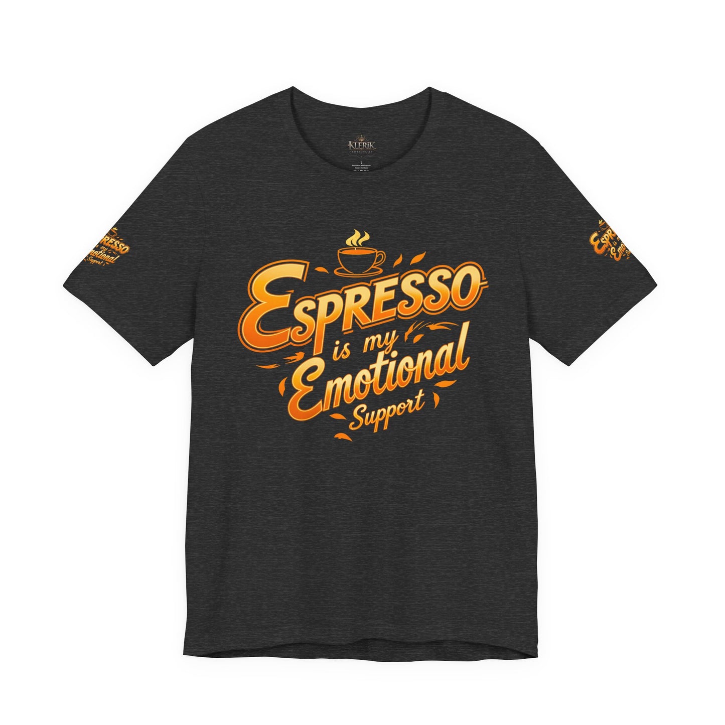 Espresso Is My Emotional Support Tee Funny Coffee Lover Shirt, Unisex Tee, Gift for Baristas, Birthday Apparel, Casual Wear