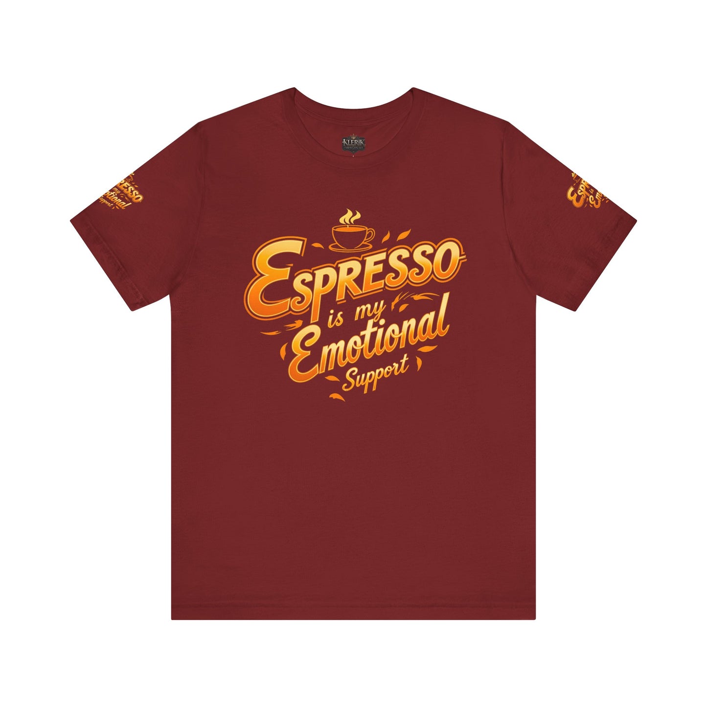 Espresso Is My Emotional Support Tee Funny Coffee Lover Shirt, Unisex Tee, Gift for Baristas, Birthday Apparel, Casual Wear