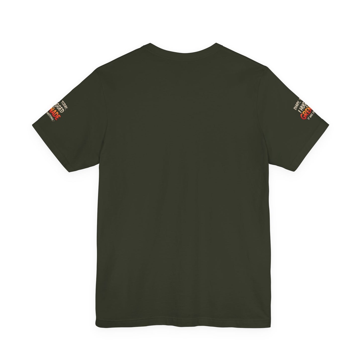 Emotional Grenade Tee, Funny Graphic T-Shirt, Unisex Humor Shirt, Casual Wear, Gift for Friends, Mood Apparel