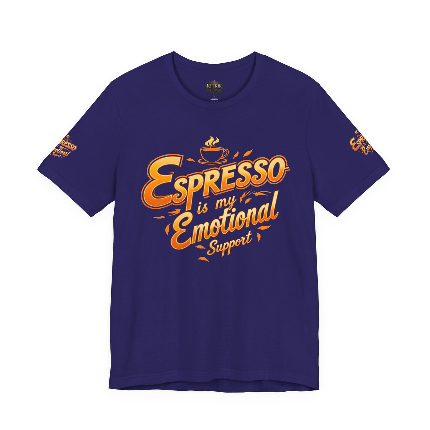 Espresso Is My Emotional Support Tee Funny Coffee Lover Shirt, Unisex Tee, Gift for Baristas, Birthday Apparel, Casual Wear